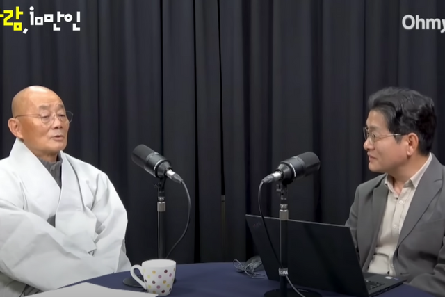 ▲명진 스님 (사진=오마이TV)