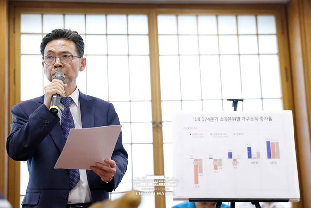 ▲홍장표 전 대통령비서실 경제수석 (사진=문재인 정부 청와대 페이스북)