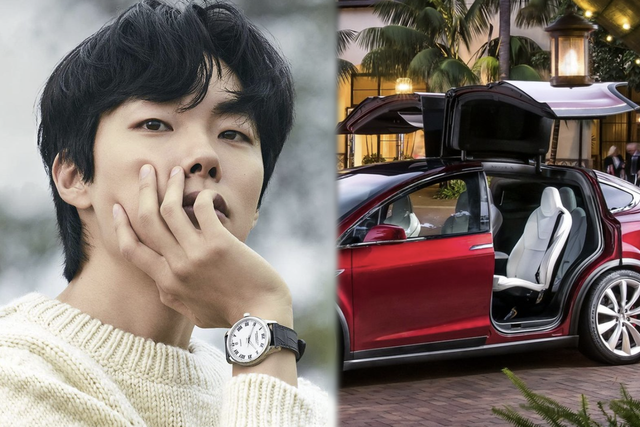 ▲류준열, 테슬라X (사진=류준열 SNS, 테슬라)