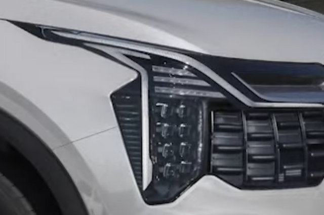 ▲기아 스포티지 부분 변경 모델 헤드램프 예상도(사진=유튜브 '뉴욕맘모스')