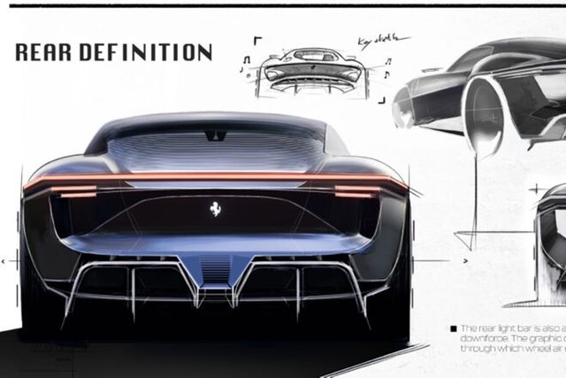 ▲페라리 전기차 렌더링(사진=carscoops)