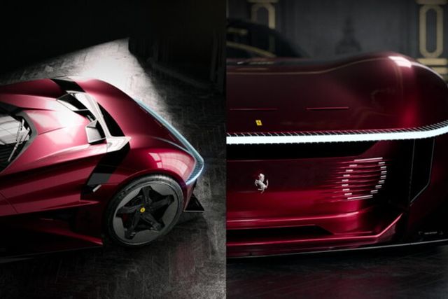 ▲페라리 전기차 렌더링(사진=carscoops)