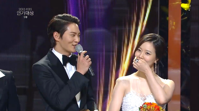 ▲주원, 문채원 (사진=2013 KBS 연기대상)