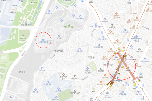 ▲이효리가 건물을 매입한 지역 (사진=네이버지도)