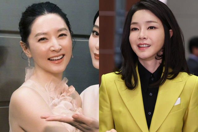 ▲이영애, 김건희 여사 (사진=이영애 SNS, 대통령실 제공)