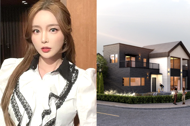 ▲홍진영, 더존아이숲김포 조감도 (사진=홍진영SNS, 더존아이숲김포 홈페이지)
