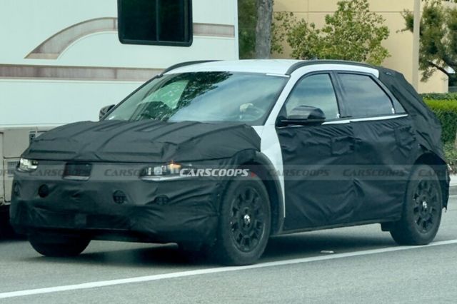 ▲현대 아이오닉 5 XRT 스파이샷(사진=Carscoops)