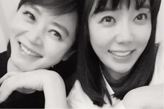 ▲하지영, 김혜수 (사진=하지영 SNS)