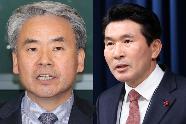 ▲이종섭 주호주대사(왼쪽)와 황상무 전 대통령실 시민사회수석 (사진=연합뉴스)