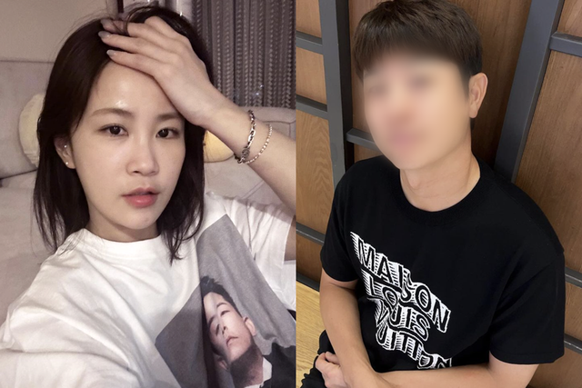 ▲김지민, 유상무 (사진=김지민SNS, 유상무SNS)