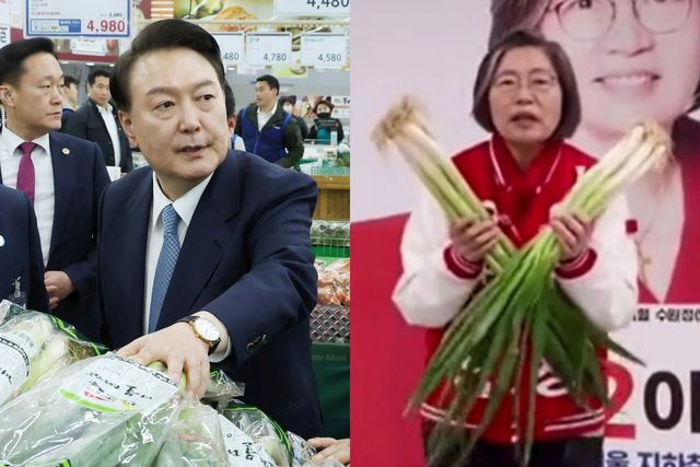 ▲윤석열 대통령과 국민의힘 이수정 후보 (사진=연합뉴스, 온라인 커뮤니티)