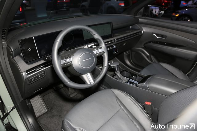 ▲현대 신형 싼타크루즈 운전석(사진=양봉수 기자)