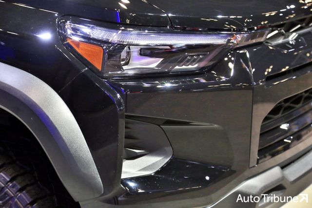 ▲쉐보레 신형 콜로라도 헤드램프(사진=양봉수 기자)