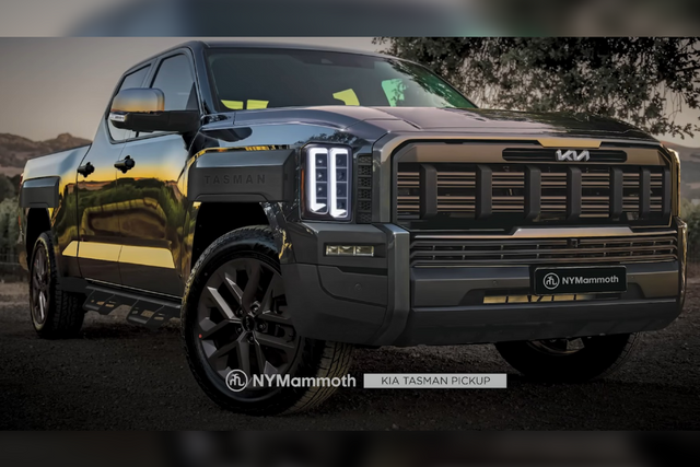 ▲기아 타스만 픽업트럭 예상도(사진=유튜브 '뉴욕맘모스')