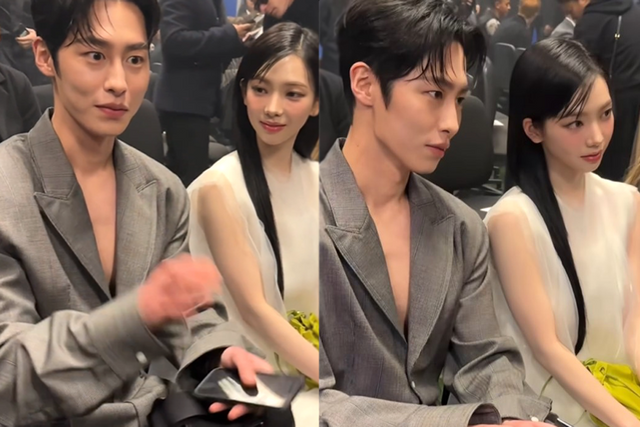 ▲이재욱, 카리나 (사진=아이즈매거진)