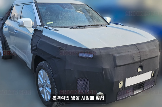 ▲토레스 EVX 기반 픽업트럭 스파이샷(사진=유튜브 '숏카')