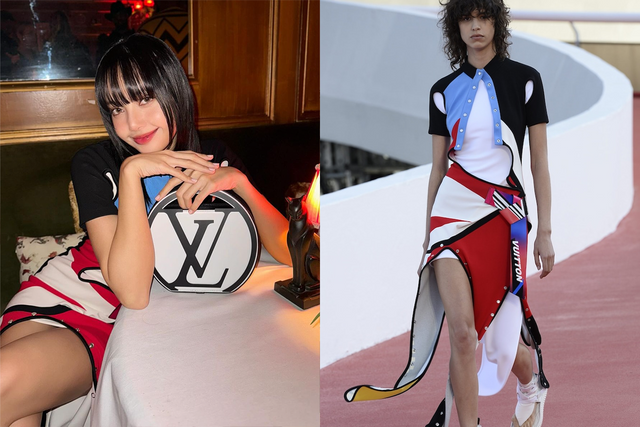 ▲리사(사진=리사SNS, 루이비통 공식)