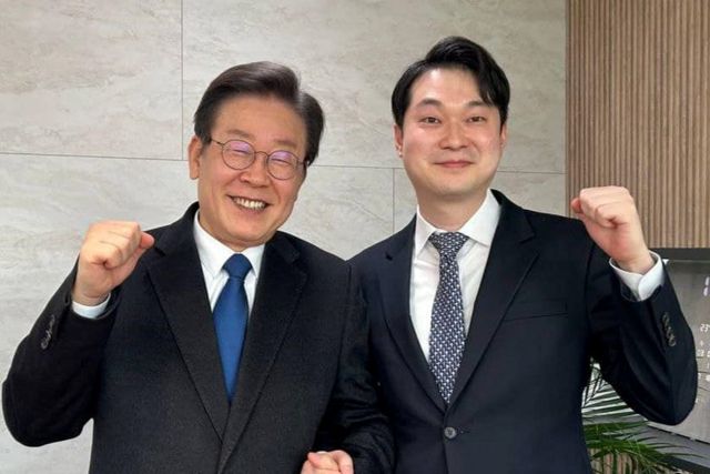 ▲이재명 더불어민주당 대표(왼쪽)와 김동아 변호사 (사진=김동아 블로그)