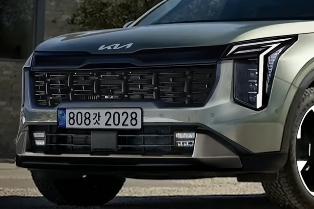 ▲기아 스포티지 부분 변경 모델 전면 예상도(사진=유튜브 '갓차')