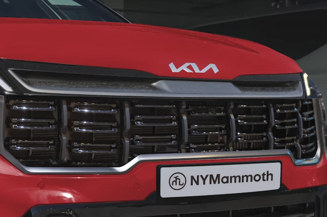 ▲기아 스포티지 부분 변경 모델 라디에이터 그릴 예상도(사진=유튜브 '뉴욕맘모스')