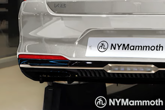 ▲기아 신형 K8 후면 범퍼 예상도(사진=유튜브 '뉴욕맘모스')