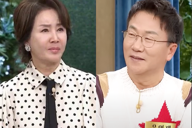 ▲선우은숙, 유영재 (사진=MBN 속풀이쇼 동치미)