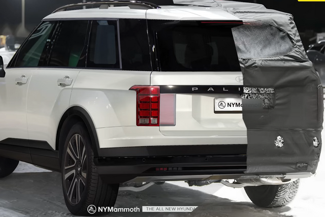 ▲현대차 팰리세이드 후면부 렌더링(사진=유튜브'뉴욕맘모스')