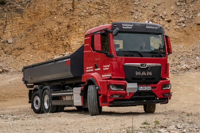 ▲만 TGS 덤프트럭(사진=만)