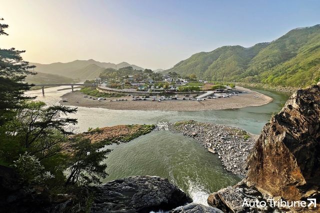 ▲수주팔봉은 캠핑과 차박 명소로도 유명하다(사진=최현진 기자)