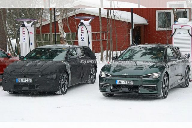 ▲EV6 테스트카(사진=carscoops)