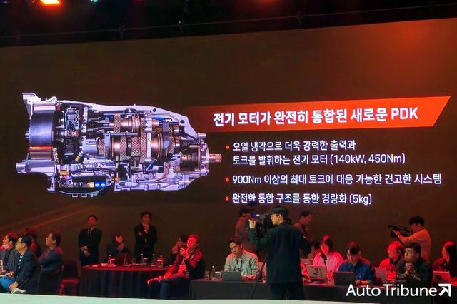 ​▲포르쉐 신형 파나메라 E-하이브리드에 장착된 전용 PDK(사진=신동빈 기자)