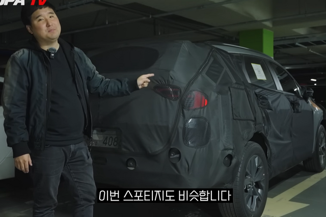 ▲기아 스포티지 부분 변경 모델 테일램프 변경 사항과 쏘렌토 부분 변경 모델간 비교(사진=우파TV)