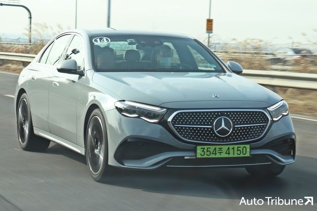 ▲메르세데스-벤츠 E300 4매틱 AMG라인(사진=최현진 기자)