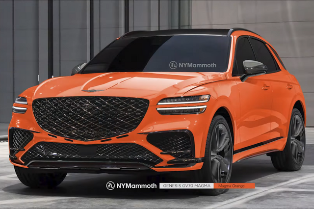 ▲제네시스 GV70 마그마 예상도(사진=유튜브 '뉴욕맘모스')