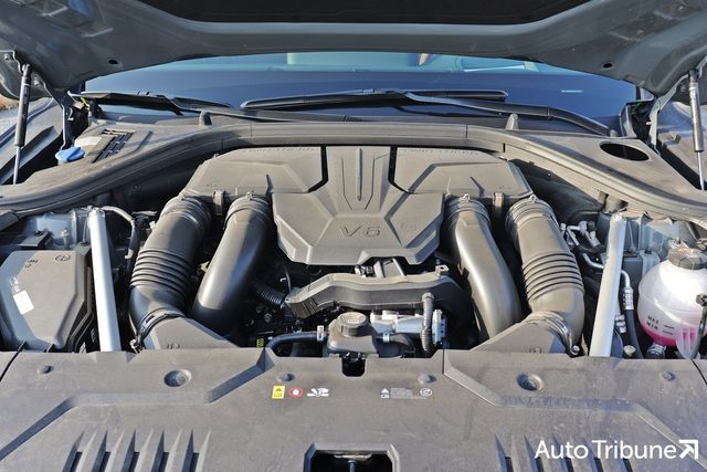 ▲제네시스 GV70 3.5L 가솔린 트윈 터보 엔진(사진=최현진 기자)