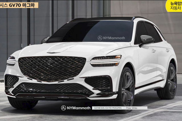 ▲제네시스 GV70 마그마 예상도(사진=유튜브 '뉴욕맘모스')