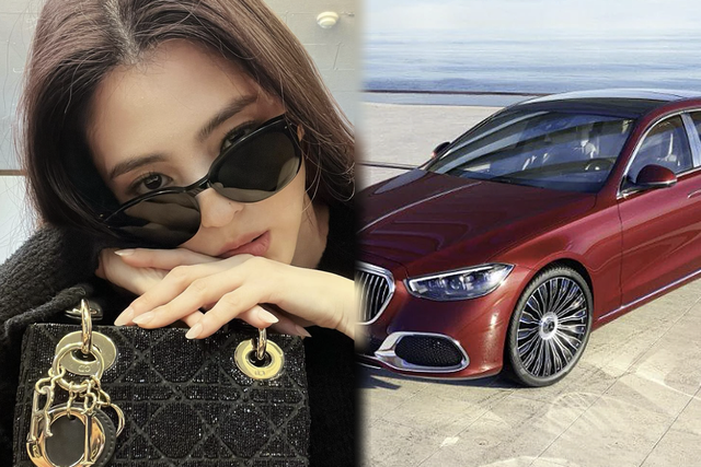 ▲한소희, 마이바흐 (사진=한소희 SNS, 벤츠)