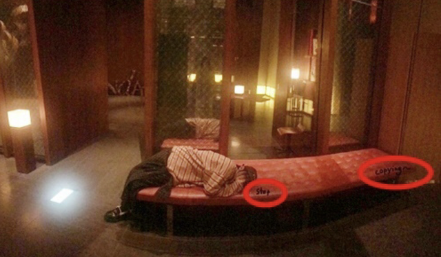 ▲'스톱 카피' 논란 (사진=뉴진스 팬 커뮤니티)