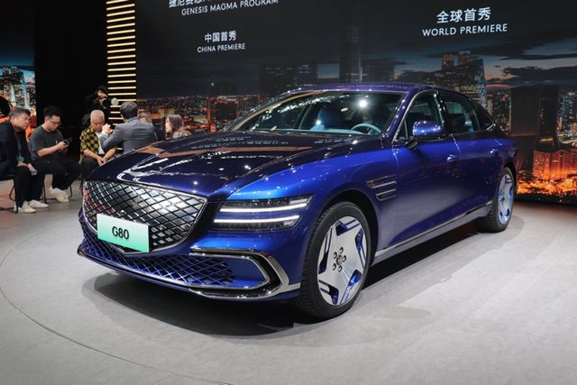 ▲제네시스 G80 전동화 부분변경 모델(사진=최현진 기자)