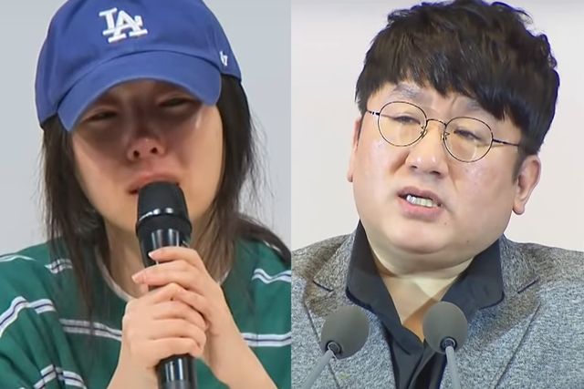 ▲민희진, 방시혁 (사진=SBS 뉴스)