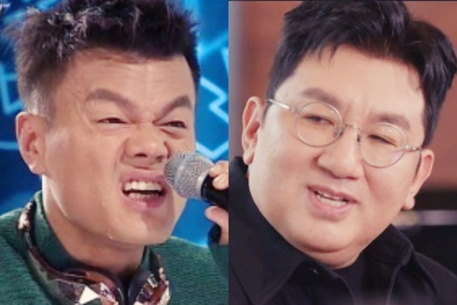 ▲박진영, 방시혁 (사진=SBS K팝스타,&nbsp;tvN 유 퀴즈 온 더 블럭)