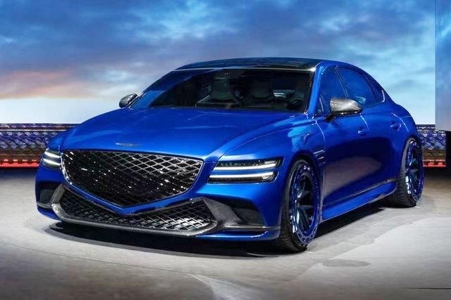 ▲제네시스 G80 전동화 마그마 콘셉트(사진=제네시스)