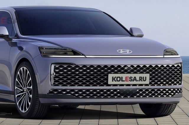 ▲헤드램프 위치를 바꾼 현대 그랜저 예상도(사진=인스타그램 'kolesaru')