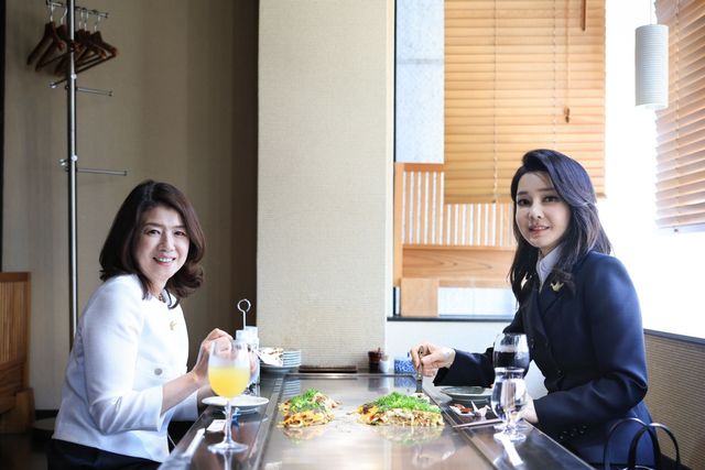 ▲기시다 유코 여사와 김건희 여사 (사진=대통령실 홈페이지)