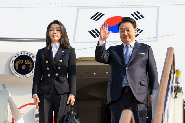 ▲김건희 여사와 윤석열 대통령 (사진=대통령실 홈페이지)