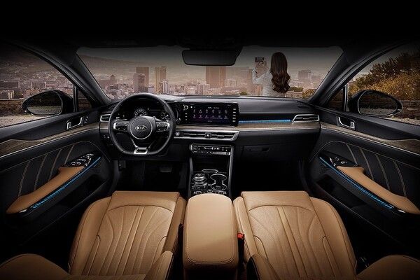 ▲기아 K5 실내(사진=기아)