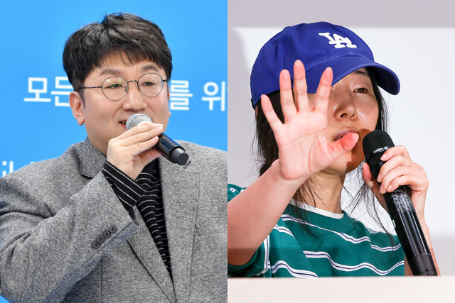 ▲방시혁, 민희진 (사진=유니세프, 연합뉴스)