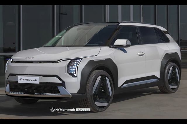 ▲기아 EV3 전측면 예상도(사진=유튜브 '뉴욕맘모스')