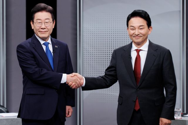 ▲이재명 더불어민주당 후보(왼쪽)와 원희룡 국민의힘 후보 (사진=연합뉴스)