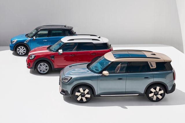 ▲역대 미니 컨트리맨(사진=미니)